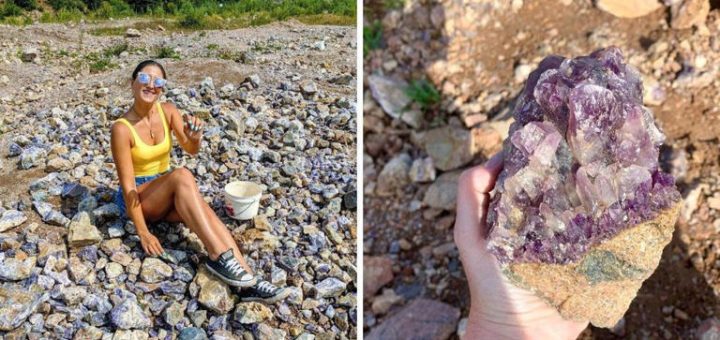 Ослепительный аметистовый рудник в Онтарио вновь открывается, и вы сможете сами собирать сверкающие драгоценные камни